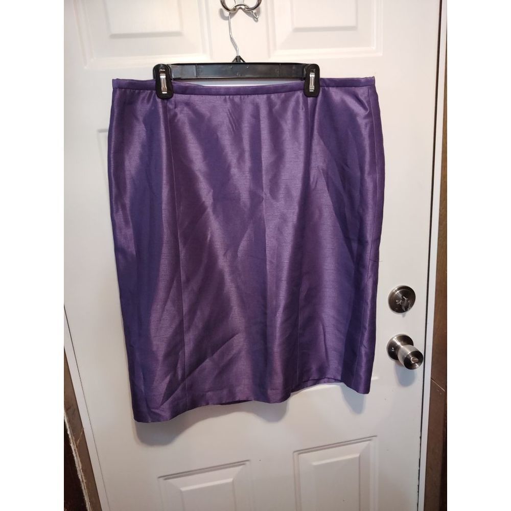Midnight Velvet‎ Purple Skirt Women's Size 16
